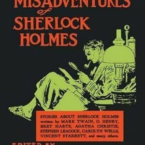 The Misadventures of Sherlock Holmes (book cover) by Aage Lund - Art Print