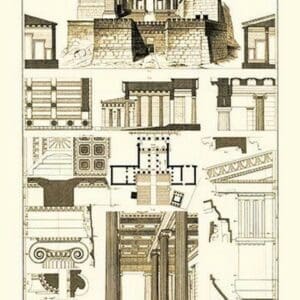 The Propylaea of the Acropolis at Athens by J. Buhlmann - Art Print