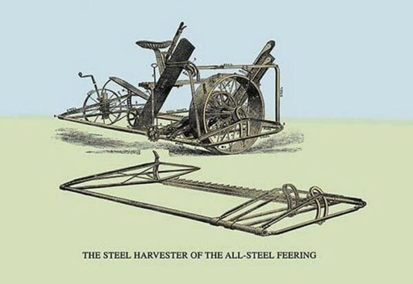 The Steel Harvester of the All-Steel Feering - Art Print