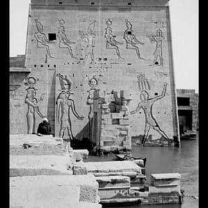 The Temple of Isis by American Colony in Jerusalem Photograhic Department - Art Print