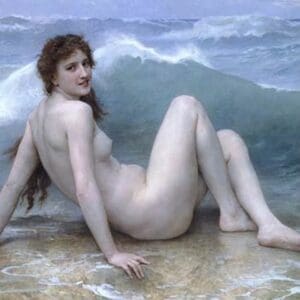 The Wave by William Bouguereau - Art Print