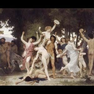 The Youth of Bacchus by William Bouguereau - Art Print
