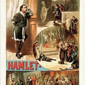 Thos W. Keene as Hamlet by W.J. Morgan & Co. #2 - Art Print