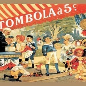 Tombola by Theophile Alexandre Steinlen - Art Print