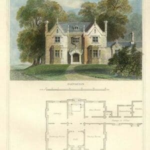 Tudor Suburban Residence by Richard Brown - Art Print