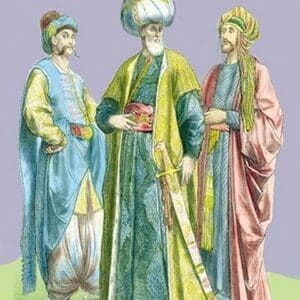 Turkish Noblemen & Sultan
