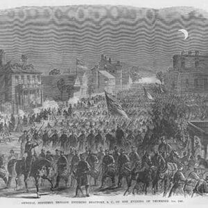 Union General Steven's troops enter Beaufort