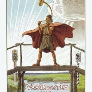 Vaagnocstem for Denmark by Rasmus Christiansen - Art Print