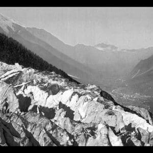 Valley of Chamonix and the Ner de Glace by Detroit Photographic Company - Art Print