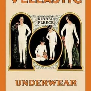Vellastic Ribbed Fleece Underwear - Art Print
