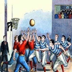 Victorian Basketball - Art Print