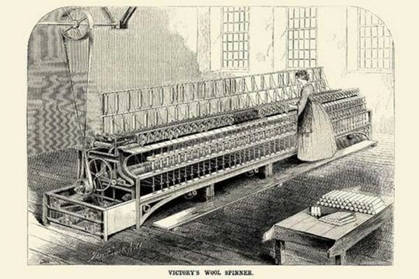 Victory's Wool Spinner by TenEyck - Art Print