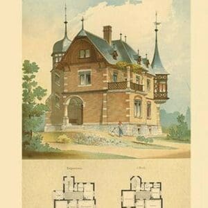Villa - Leutzsch Near Leipzig by Franz Roch - Art Print