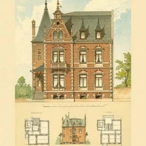 Villa - Mannheim by Franz Habich - Art Print