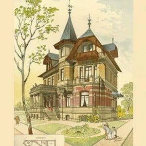 Villa in Frauenthal-Hamburg by Puttfarken & Janda - Art Print