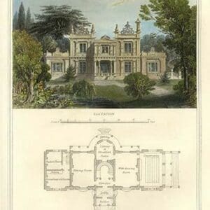 Villa in the Florentine Style by Richard Brown - Art Print