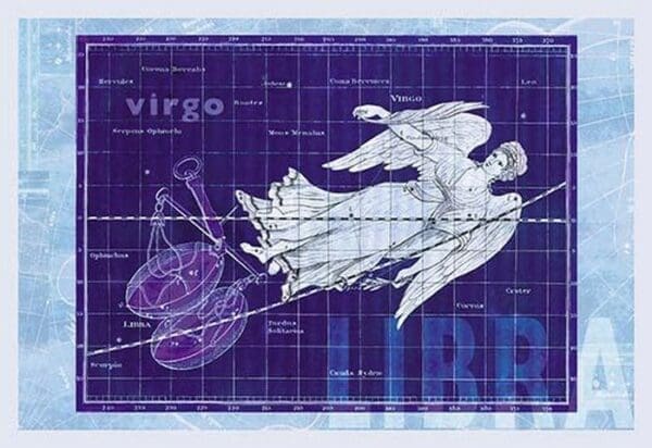Virgo and Libra #2 - Art Print