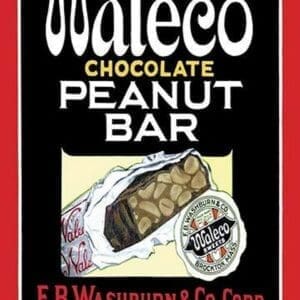 Waleco Chocolate Peanut Bar - Art Print