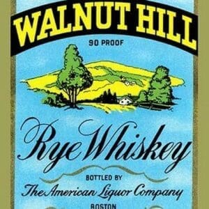 Walnut Hill Rye Whiskey - Art Print