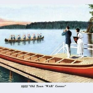 War Canoe - Art Print