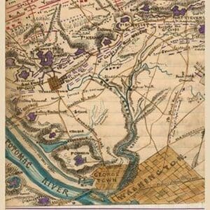 Washington D.C. Attacked by Confederates - Art Print