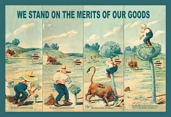 We Stand on the Merits of Our Goods - Art Print