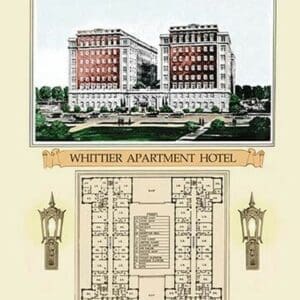 Whittier Apartment Hotel by Geo E. Miller - Art Print