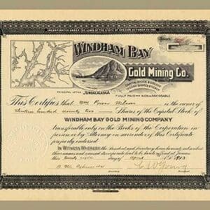 Windham Bay Gold Mining Company - Art Print
