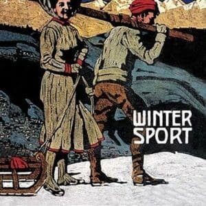 Winter Sport: Cross-Country Skiing - Art Print