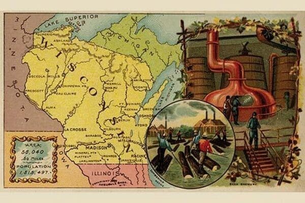 Wisconsin by Arbuckle Brothers - Art Print