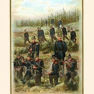 Wittenberg Infantry - 125th Regiment by G. Arnold - Art Print
