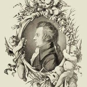Wolfgang Amadeus Mozart by Theodore Thomas - Art Print
