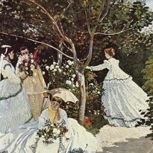 Women in the Garden by Claude Monet - Art Print