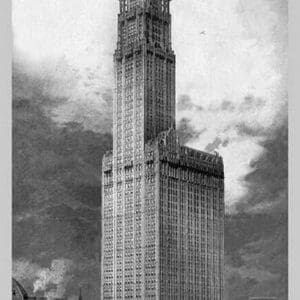 Woolworth Building by Moses King - Art Print