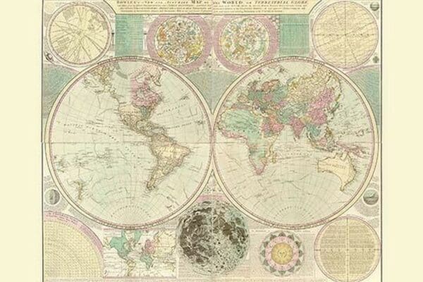 World Map by Carington Bowles - Art Print
