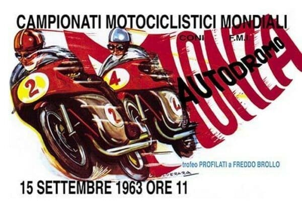 World Motorcycle Championship - 1963 - Art Print