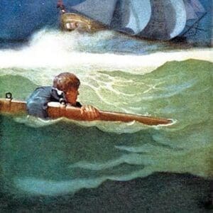 Wreck of the Covenant by N.C. Wyeth - Art Print