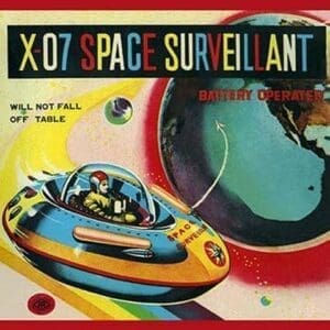X-07 Space Surveillant - Art Print