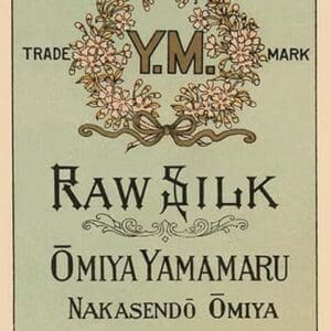 YM Raw Silk Omiya Yamamaru - Art Print
