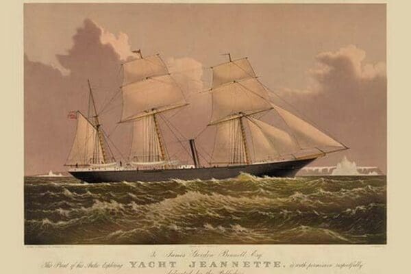 Yacht Jeannette - Art Print