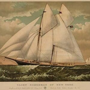 Yacht Norseman of New York - Art Print