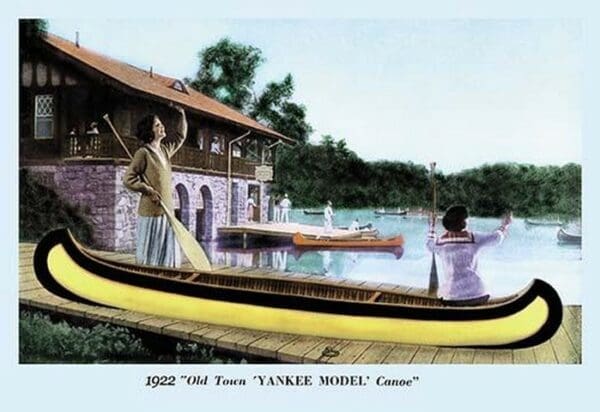 Yankee Model Canoe - Art Print