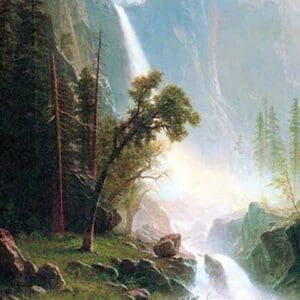 Yosemite Falls by Albert Bierstadt - Art Print