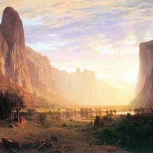 Yosemite Valley 3 by Albert Bierstadt - Art Print