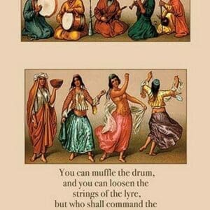 You can muffle the drum by Khalil Gibran - Art Print
