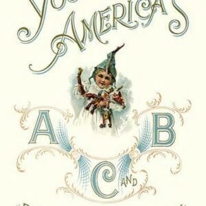 Young America's ABC Pretty Picture Book - Art Print