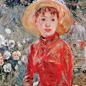Young Girl by Berthe Morisot - Art Print