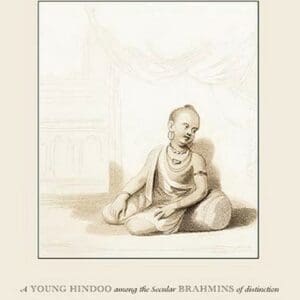 Young Hindoo by Baron de Montalemert - Art Print