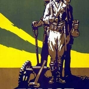 Your Country Calls - Enlist - Plow - Buy Bonds by Frank Unknown - Art Print