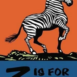 Z is for Zebra by Charles Buckles Falls - Art Print